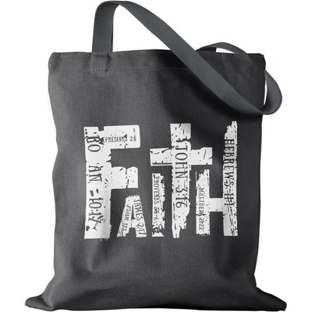 Canvas Tote Bag - Sturdy Cloth Cotton Totes Bag with Pattern Shoulder Bag